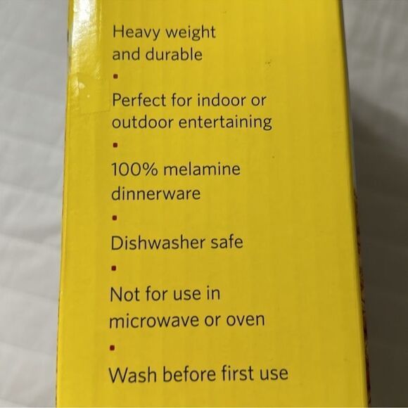 Wegmans Island Tropical Beach 3 pc Bowl Fork Spoon Melamine Serving Set NIP - Picture 8 of 8